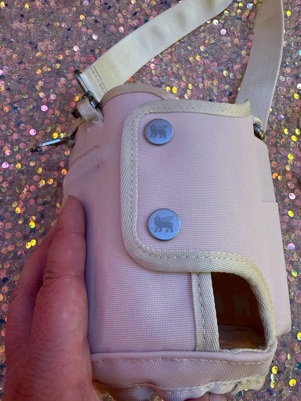 Stanley The All Day 40 OZ Quencher Carry-All in “Rose Quartz” - NWOT - Picture 3 of 10